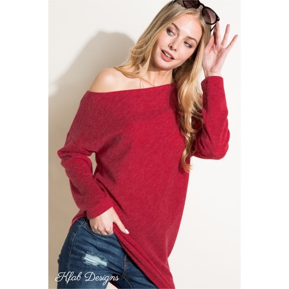 ❤️LAST 1! Asymmetric Hem One Shoulder Softest Top! - Picture 7 of 9